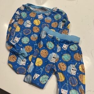 3T Long Sleeve Little Sleepies - Cookie Print